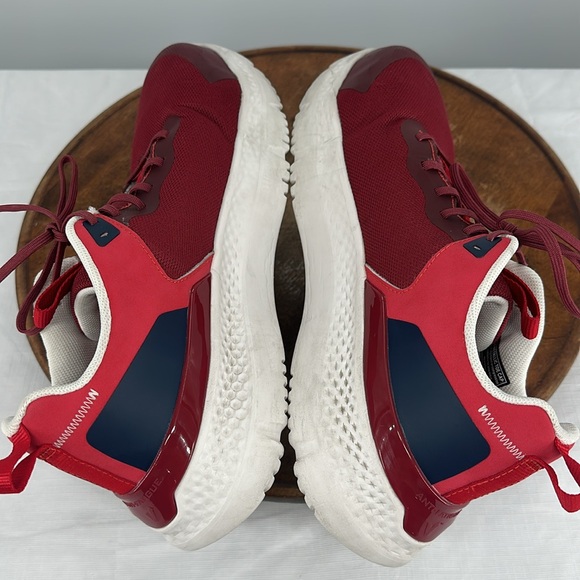 Timberland Pro Shoes Mens 8.5 M Setra Composite Safety Toe Lace Up Sneakers Red - Picture 8 of 16